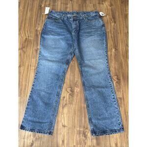 Riveted by Lee NEW Straight Leg Denim Jeans‎ Misses size 16 M NWT